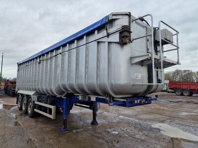 2015 Fruehauf Triaxle Alloy Bulk Tipping Trailer