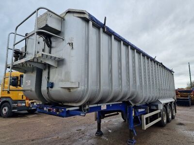 2015 Fruehauf Triaxle Alloy Bulk Tipping Trailer - 2