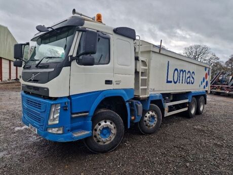 2018 Volvo FM460 Euro 6 8x4 Alloy Body Tipper