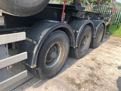 2006 Dennison Triaxle Sliding Skeletal Trailer  - 9