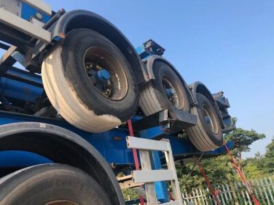 2006 Dennison Triaxle Sliding Skeletal Trailer  - 10