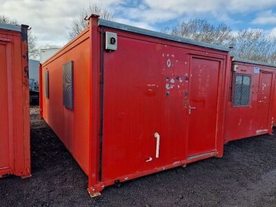 24ft x 10ft Jack Leg Anti Vandal Site Office - 3