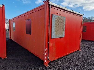 24ft x 10ft Jack Leg Anti Vandal Site Office - 12