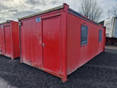 24ft x 10ft Jack Leg Anti Vandal Site Office