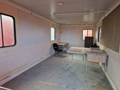 24ft x 10ft Jack Leg Anti Vandal Site Office - 7