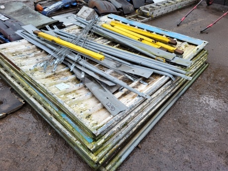 Quantity of Solid Temporary Fence Panels Etc