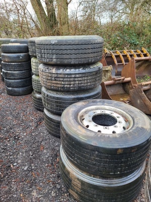 Quantity of Misc Rims & Tyres - 2