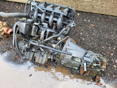 Mercedes 4cyl Diesel Engine & Gearbox - 2