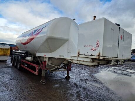 2007 Feldbinder 36³ Triaxle 2 Pot Powder Tanker