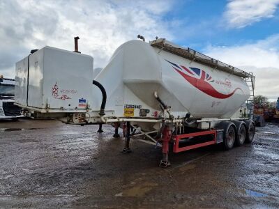 2007 Feldbinder 36³ Triaxle 2 Pot Powder Tanker - 2