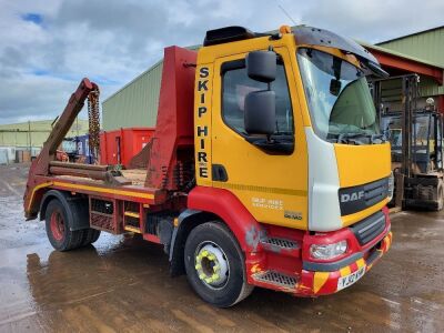 2012 DAF LF 55.180 4x2 Skip Loader 