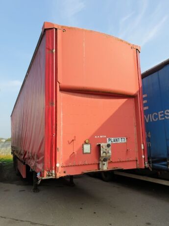 2003 SDC Triaxle Curtainside Trailer 