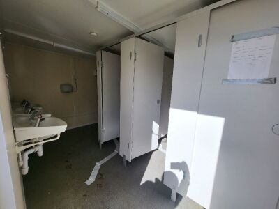 24 x 10 Anti Vandal Toilet Block With Male & Female Toilets - 5