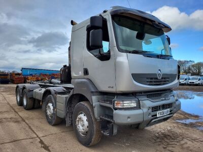 2008 Renault Premium 410 DXI 8x4 Hook Loader 