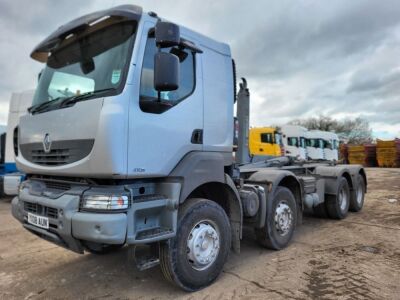 2008 Renault Premium 410 DXI 8x4 Hook Loader  - 2