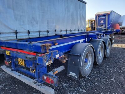 2015 SDC Triaxle Sliding Skeletal Trailer - 4