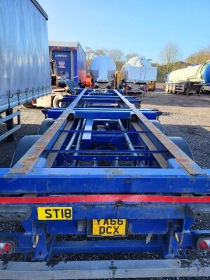 2015 SDC Triaxle Sliding Skeletal Trailer - 7