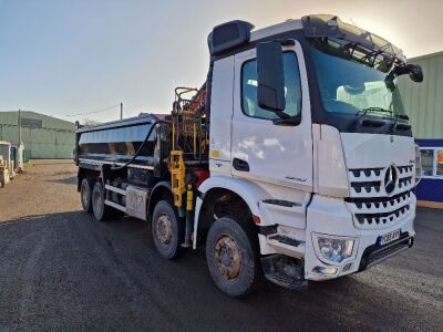 2015 Mercedes Arocs 3240 8x4 Grab Loader