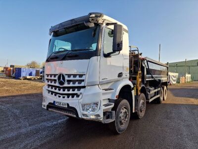 2015 Mercedes Arocs 3240 8x4 Grab Loader - 2