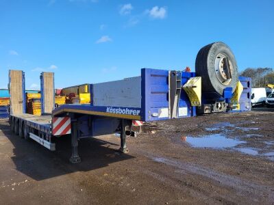 2018 Kassbohrer LB4E Axle Extendable Low Loader