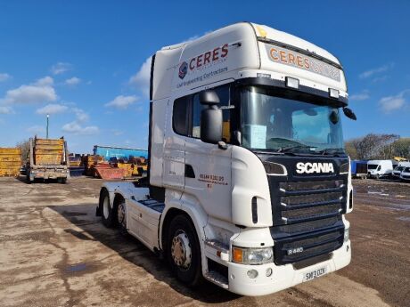 2013 Scania R440 6x2 Midlift Tractor Unit