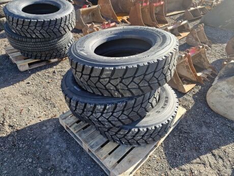 6 x Remould Truck Tyres