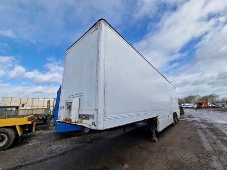 2001 Montracon Tandem Axle Box Trailer