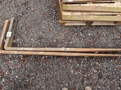 1x Set of Long Pallet Forks