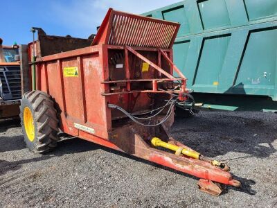 2007 Marshall Vesuvius Vantage 1500 Single Axle Drawbar Muck Spreader