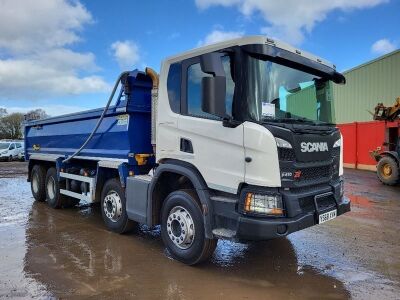 2018 Scania P410 XT 8x4 Steel Body Tipper