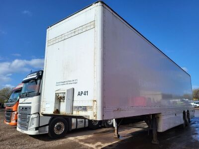 2001 Montracon Tandem Axle Box Van Trailer