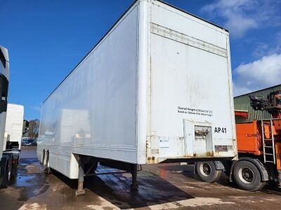 2001 Montracon Tandem Axle Box Van Trailer - 2