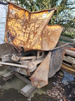 2x Forklift Tipping Skips