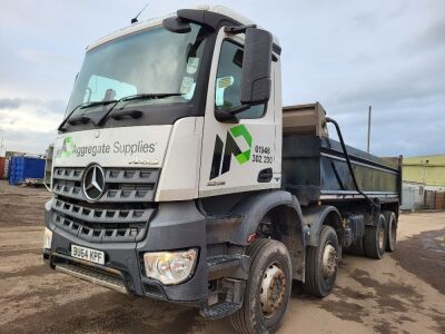 2014 Mercedes Arocs 3236 8x4 Steel Body Tipper - 2
