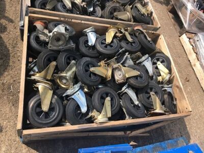 Qty Wheelie Bin Casters