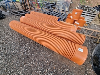 Quantity of Misc Poly Pipe Lengths & Connectors - 2