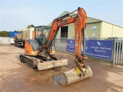 2017 Hitachi ZX48U-5ACLR Mini Digger