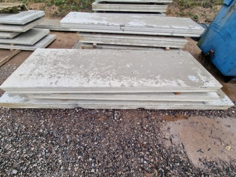 3x Reinforced Concrete Panels