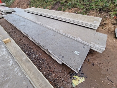 3x Reinforced Concrete Panels