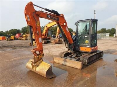 2017 Hitachi ZX48U-5ACLR Mini Digger