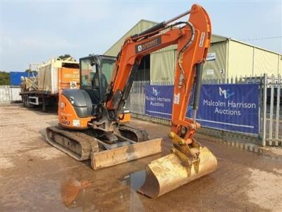 2017 Hitachi ZX48U-5ACLR Mini Digger - 2