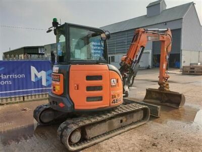 2017 Hitachi ZX48U-5ACLR Mini Digger - 3