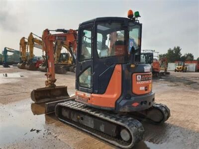 2017 Hitachi ZX48U-5ACLR Mini Digger - 4