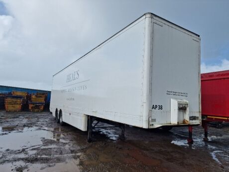 2001 Montracon Tadem Axle Box Trailer