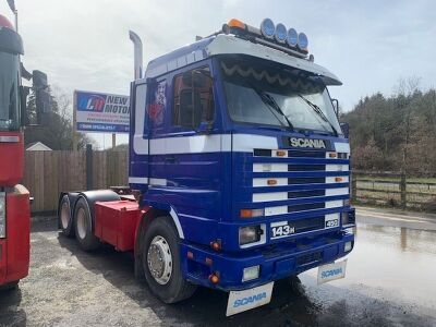 Scania 143H 450 V8 6x2 Rear Lift Tractor Unit | Malcolm Harrison