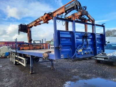 2003 Weightlifter Brick Crane Trailer 3SPS 12.220M