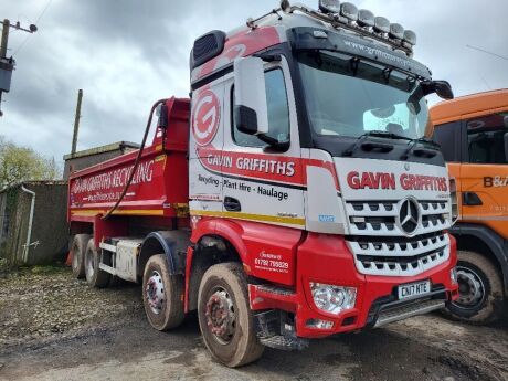 2017 Mercedes Arocs 3248 Steel Body 8x4 Tipper