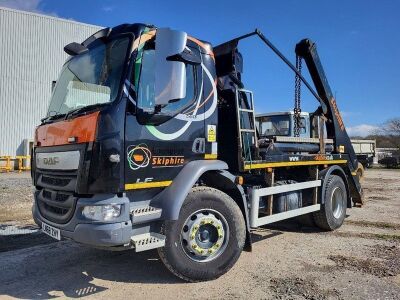 2018 DAF LF 260 Telescopic Skip Loader