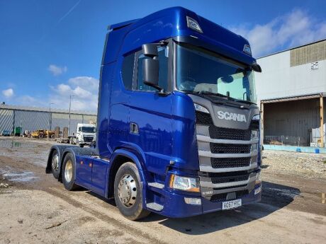 2017 Scania S500 6x2 Rear Lift Tractor Unit