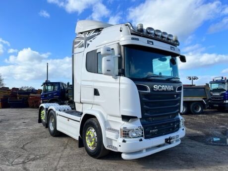 2017 Scania R520 V8 6x2 Rear Lift Tractor Unit